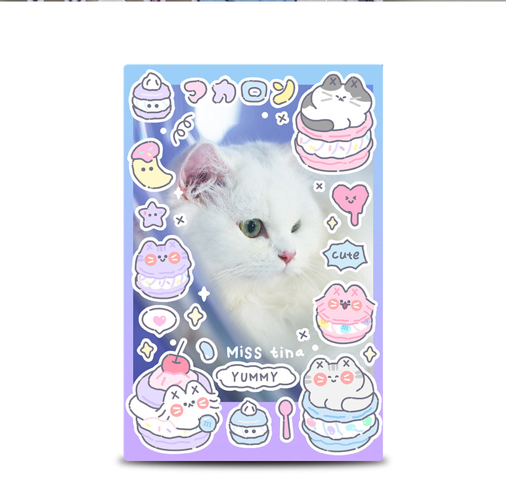 「MISSTINA」Colorful Dessert Flash Film Sticker Original Waterproof Notebook Matte Film Star Coo Card