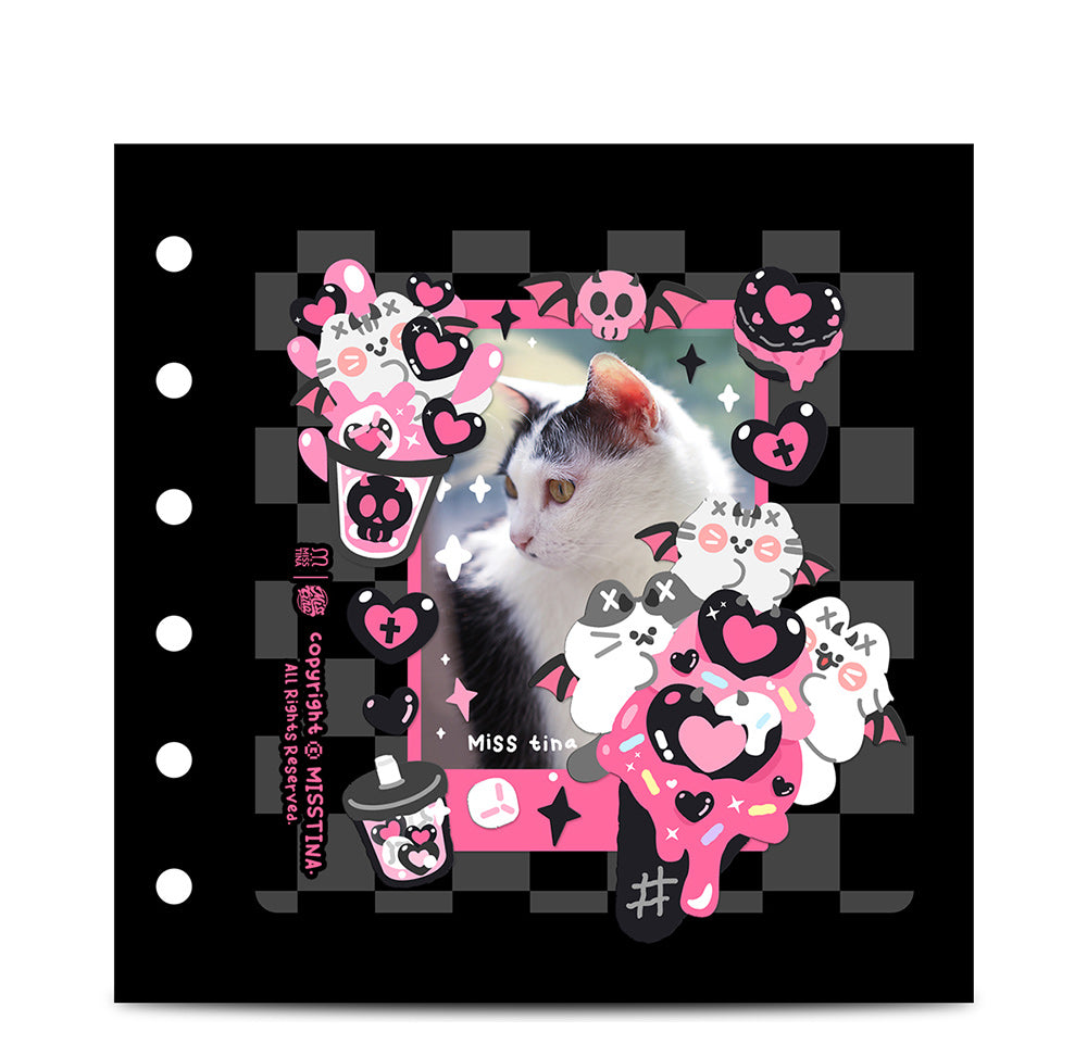 "MiTian Club" Devil MI series large cut film matte film stickers original waterproof notebook stickers Guka