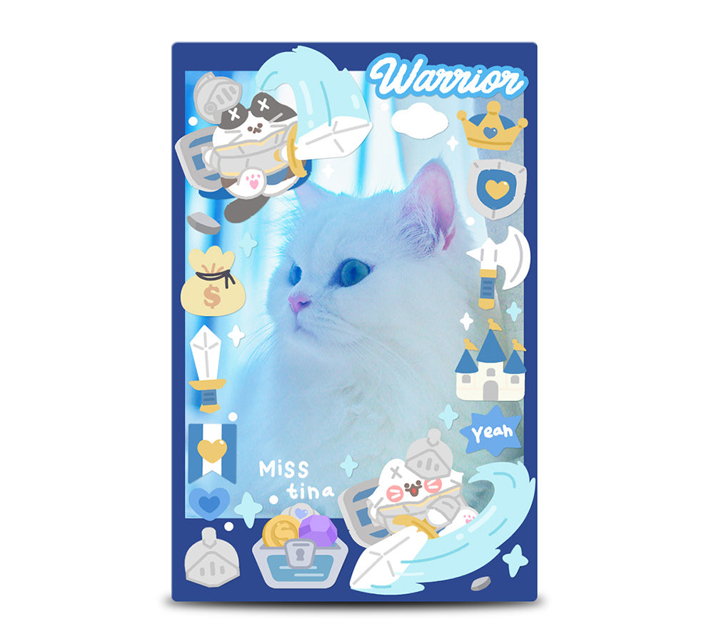 「MISSTINA」Otherworld Magic Mi Flash Film Borderless Sticker Original Waterproof Notebook Matte Film Star Guka